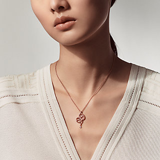 Chaine d'ancre Enchainee pendant, medium model | Hermès USA